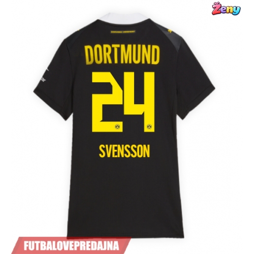 Lacne Ženy Futbalové dres Borussia Dortmund Daniel Svensson #24 2026-27 Krátky Rukáv - Preč